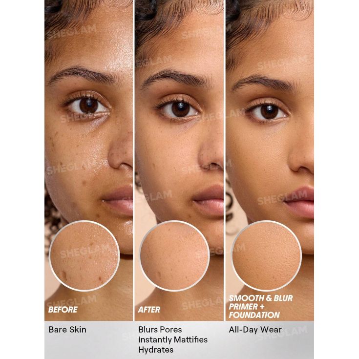 sheglam primer translucido suavizante y difuminador 30g