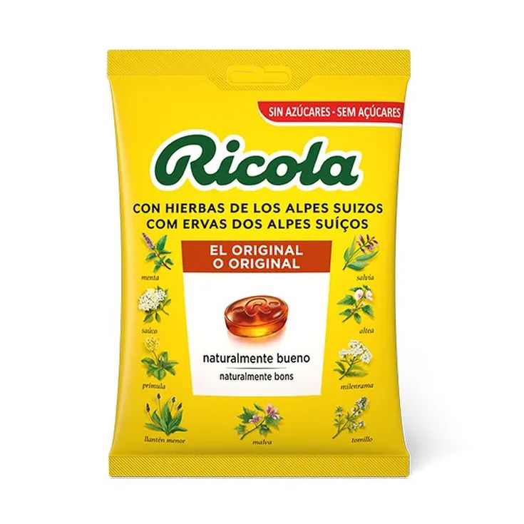 ricola caramelo original bolsa 70g