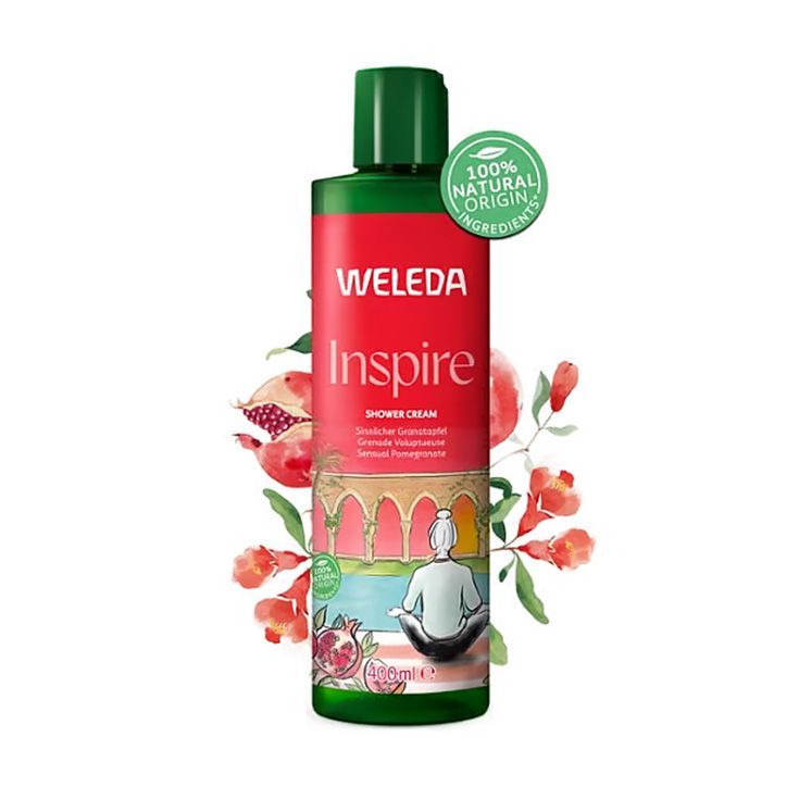 weleda gel de ducha cremoso granada 400ml