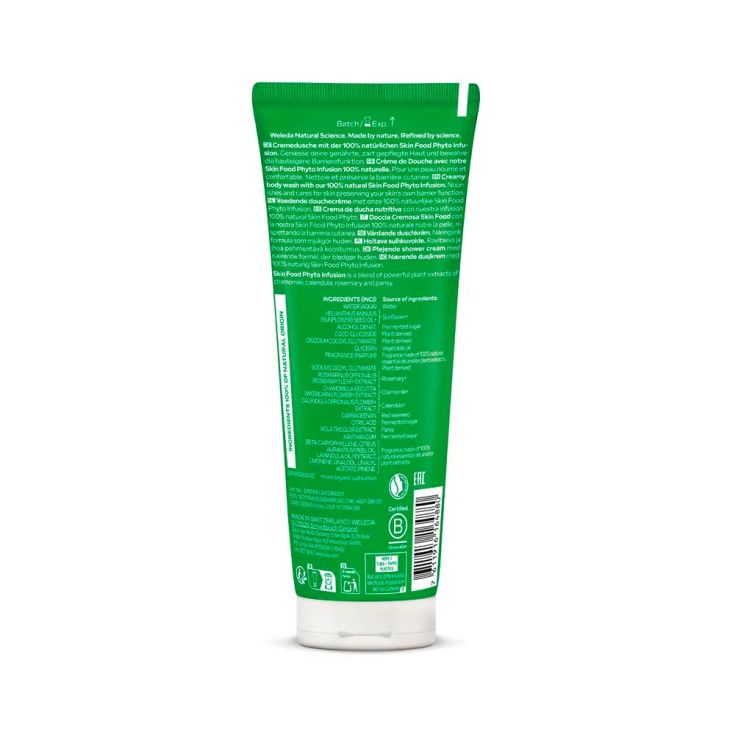 weleda skin food gel ducha 200ml