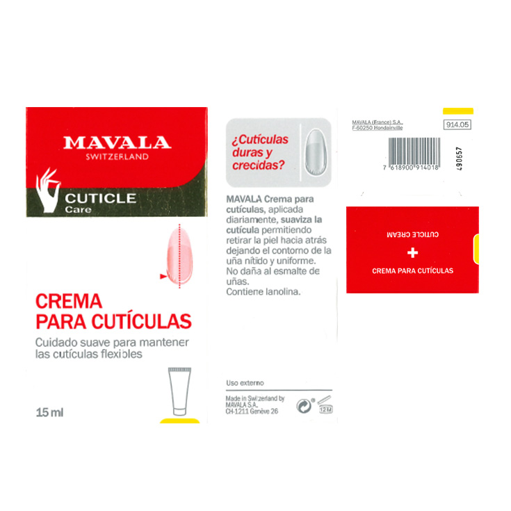 mavala crema para cuticulas 15ml