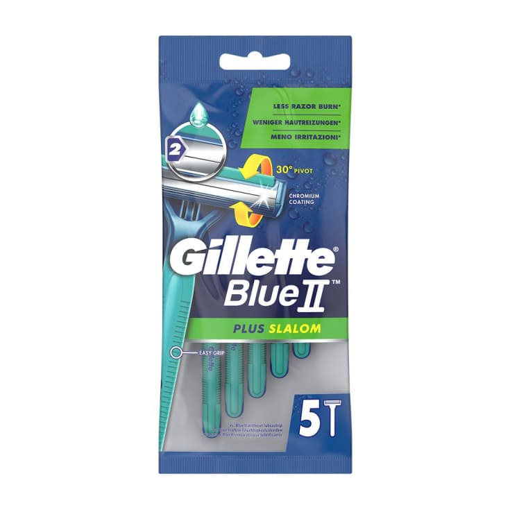 gillette blue ii plus slalom maquinilla desechable 5 unidades
