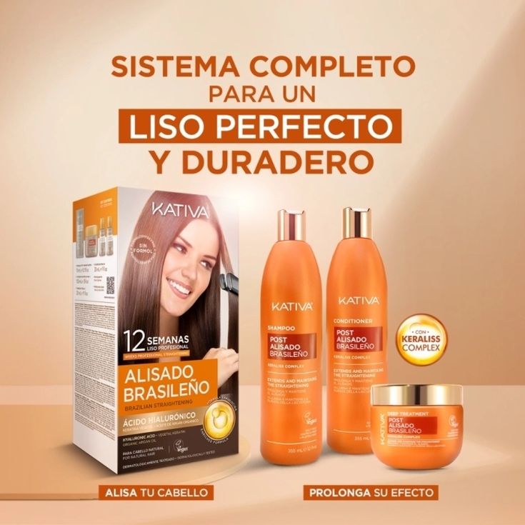 kativa post alisado acondicionador 355ml