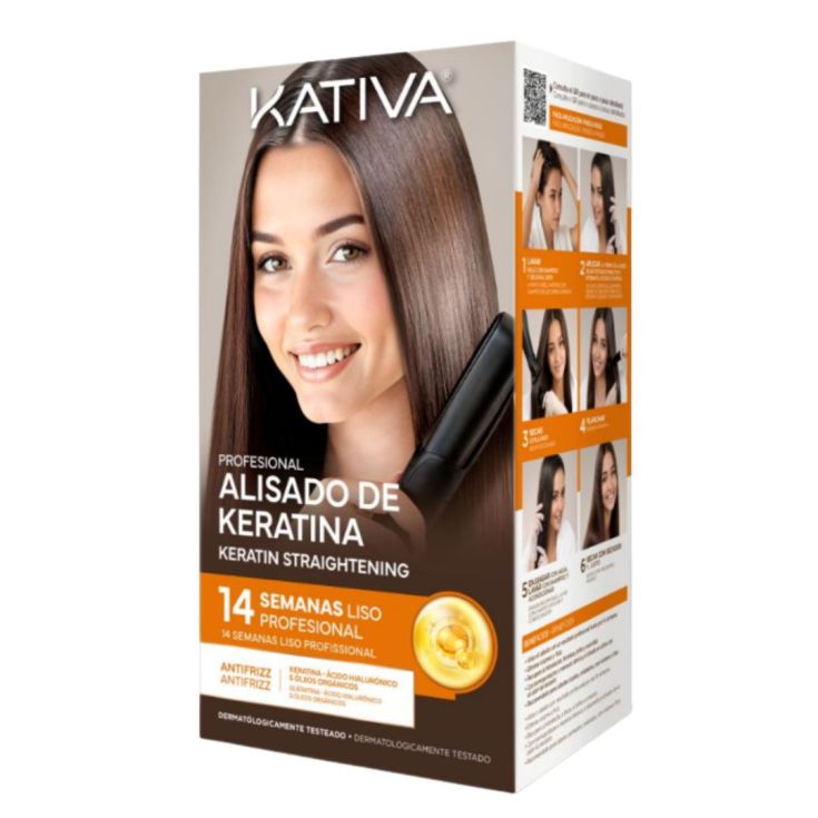 kativa alisado de keratina profesional straightening