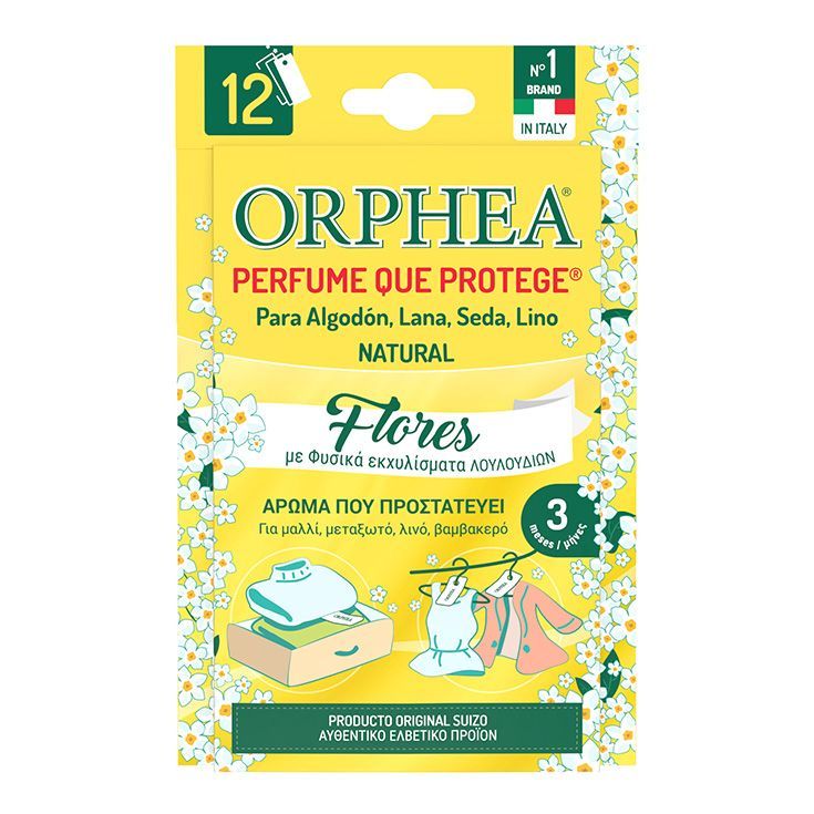 orphea anti-polilla flor 12 unds