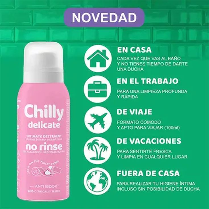 chilly gel intimo delicado jabon sin aclarado 