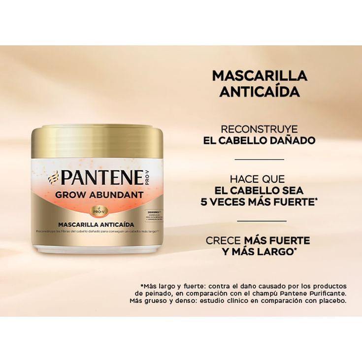 pantene mascarilla abundant anticaida 300ml