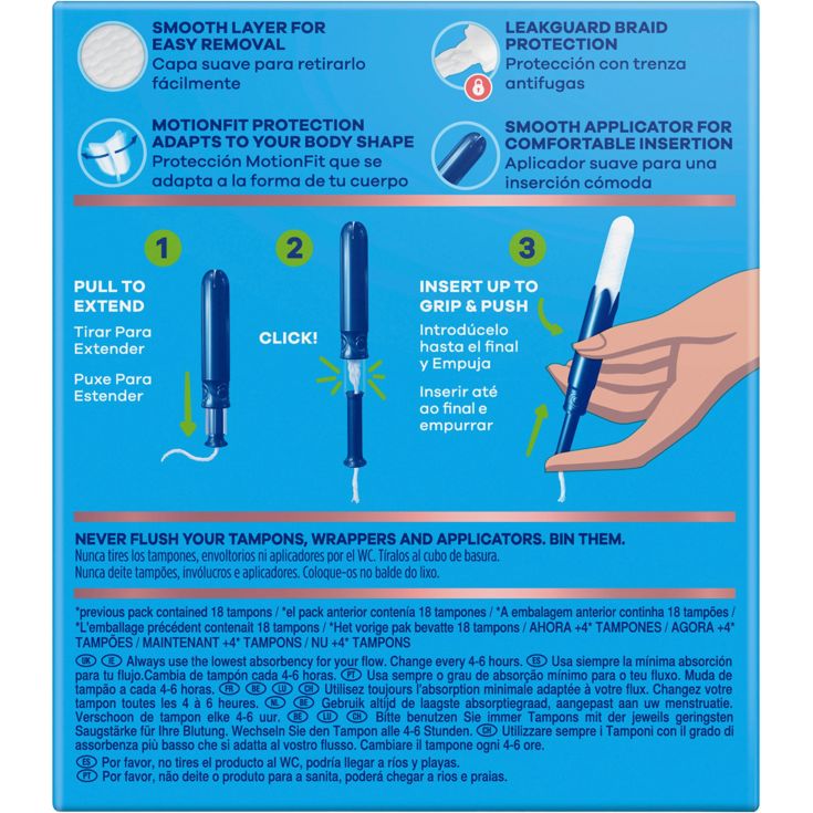 tampax compak pearl super 20u