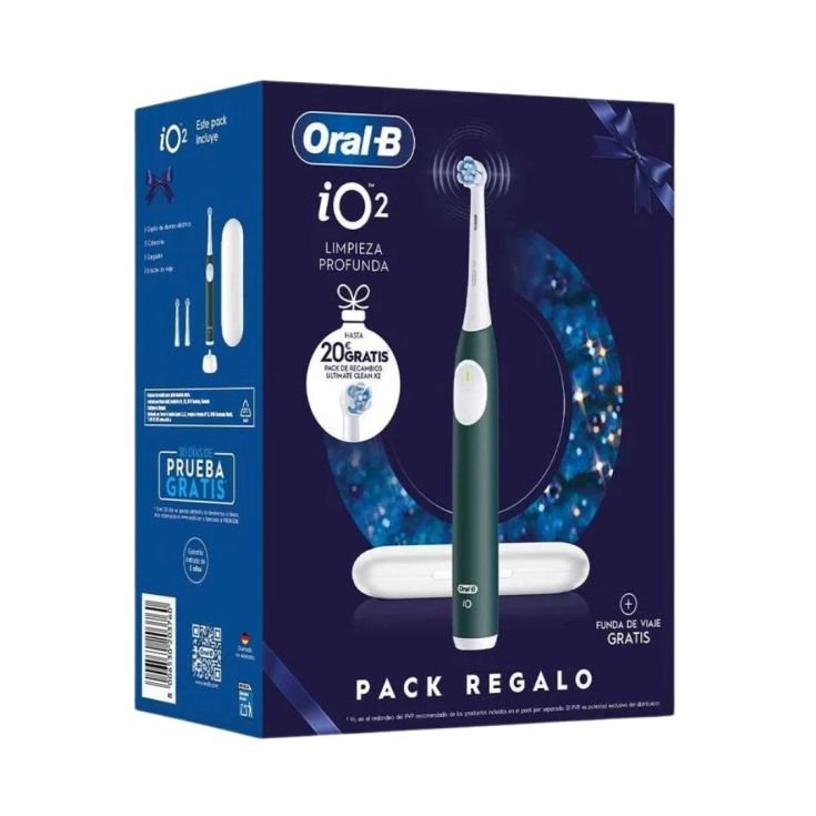oral-b cepillo io-2 verde cofre 3 piezas