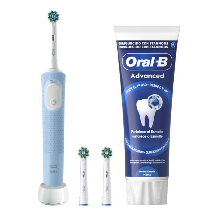 oral-b cepillo eléctrico vitality pro azul pack