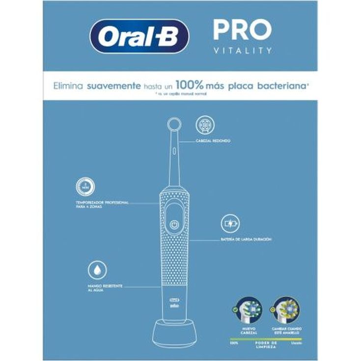 oral-b cepillo elecectrico vitality azul pack oral-b cepillo elecectrico vitality azul pack