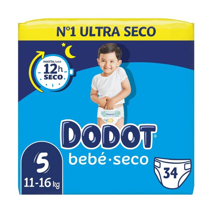dodot etapas talla 5 11-16kg 34 unidades