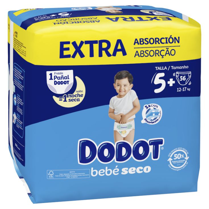 dodot etapas extra t/5 12-17 kg 56u