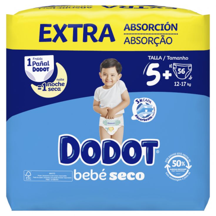 dodot etapas extra t/5 12-17 kg 56u