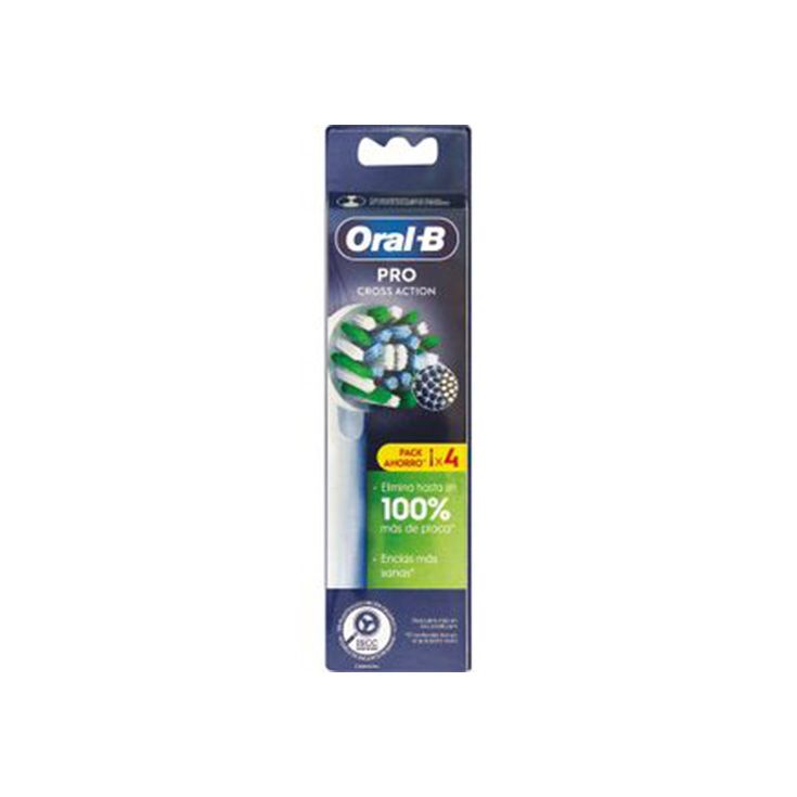 oral-b 4 und recambio cepillo cross action blanco