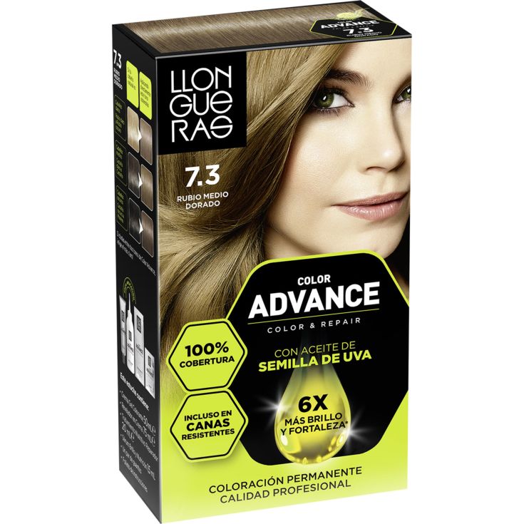 llongueras advance 7.3 rubio medio dorado