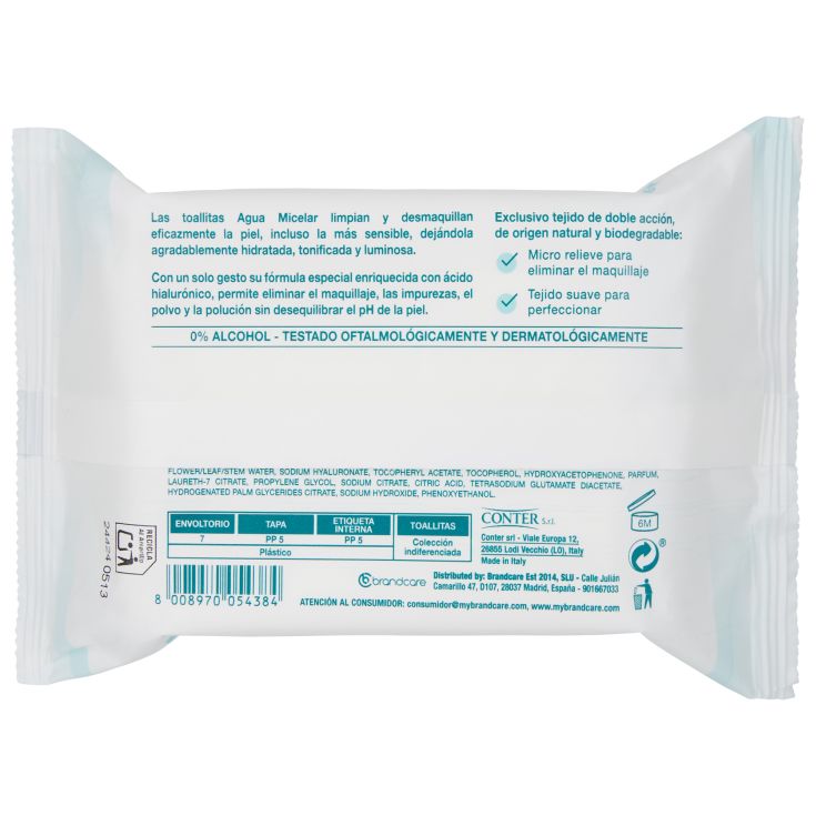 vitesse toallitas desmaquilladoras micelares 30 unidades