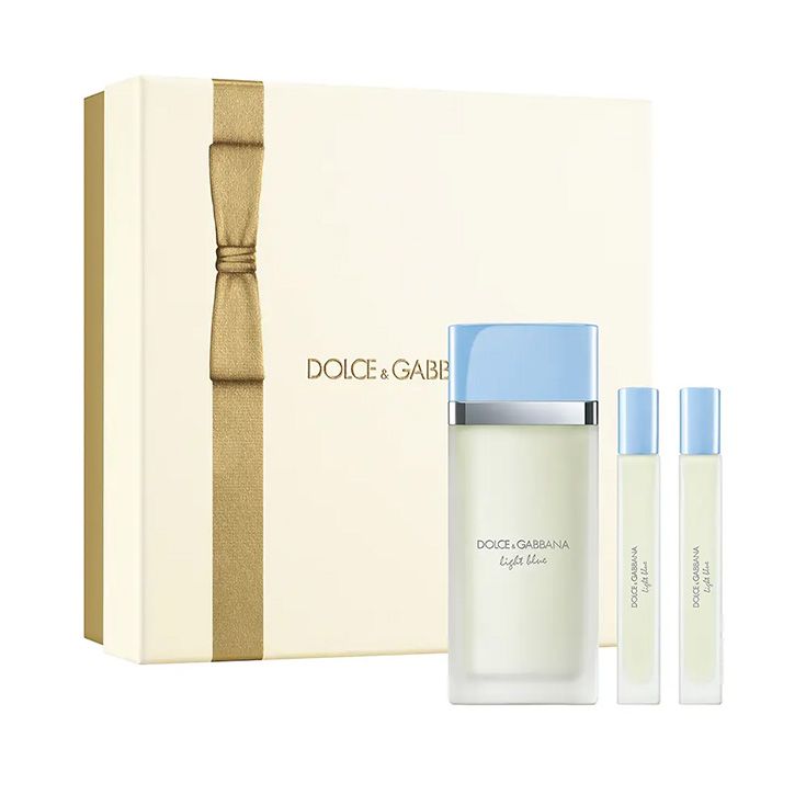 dolce&gabbana light blue eau de toilette 100ml cofre 3 piezas dolce&gabbana light blue eau de toilette 100ml cofre 3 piezas