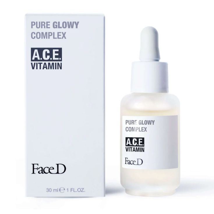 face d pure glowy luminosidad vitamina a,c,e.30ml