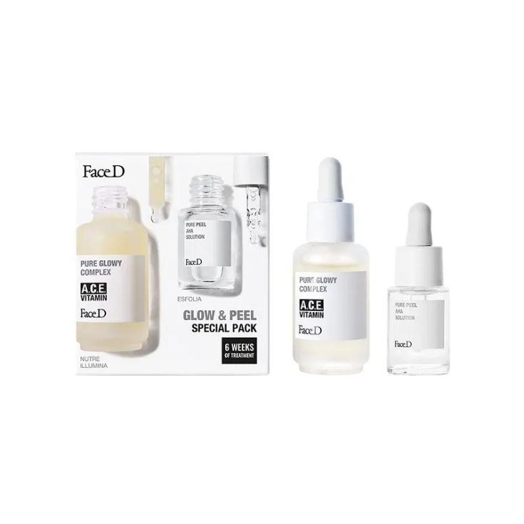 face d pure glowy luminosidad vitamina ace 30ml kit