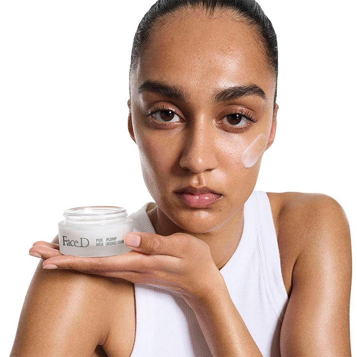 face d pure plump crema facial de acido hialuronico 50ml