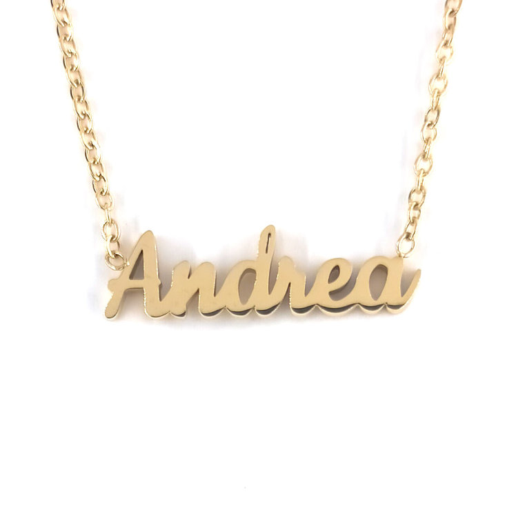 collar andrea dorado