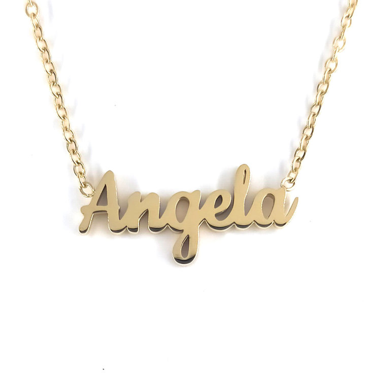 collar angela dorado