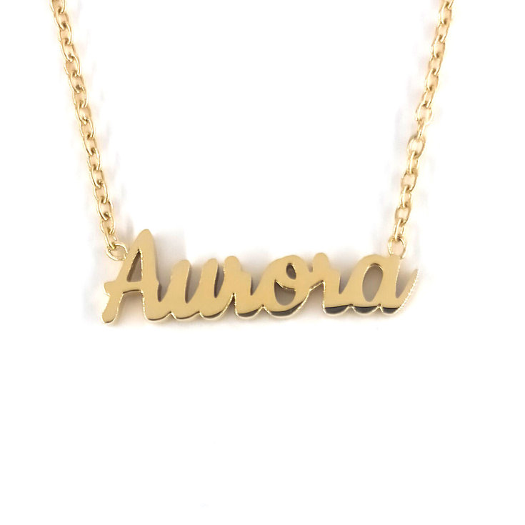 collar aurora dorado