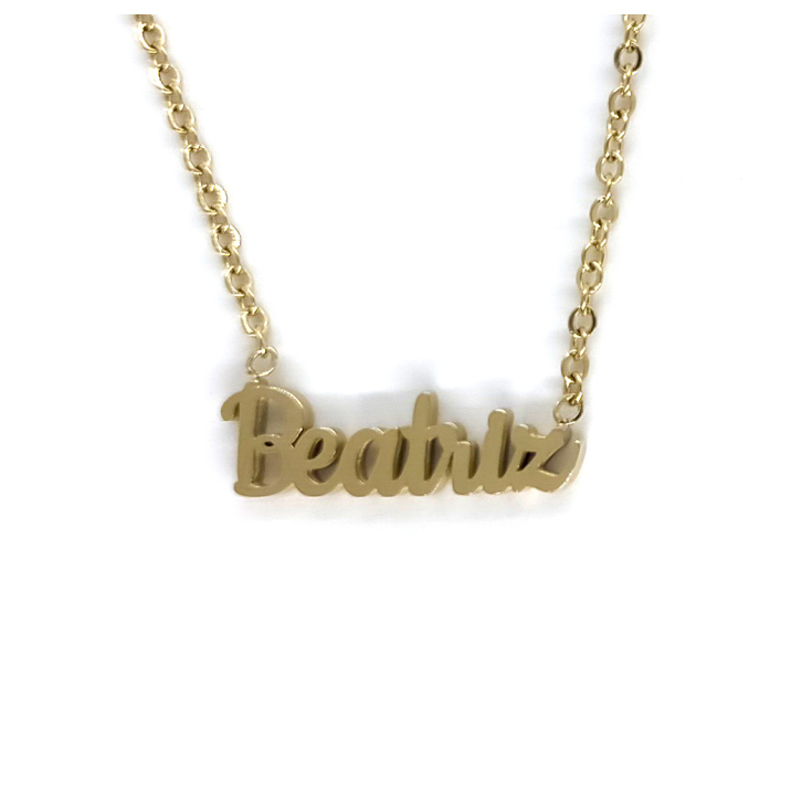 collar beatriz dorado