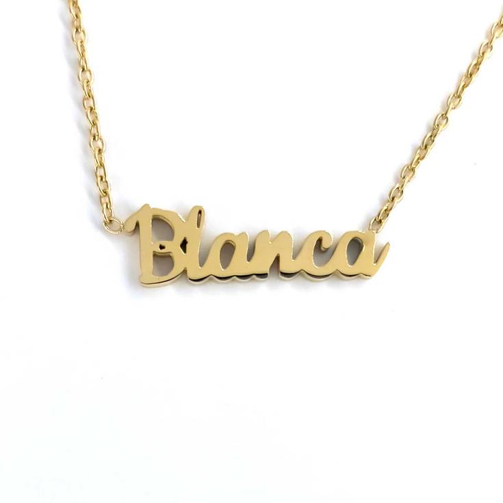 collar blanca dorado