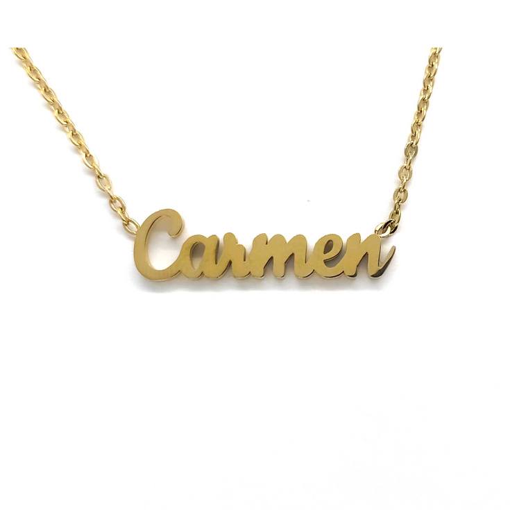 collar carmen dorado