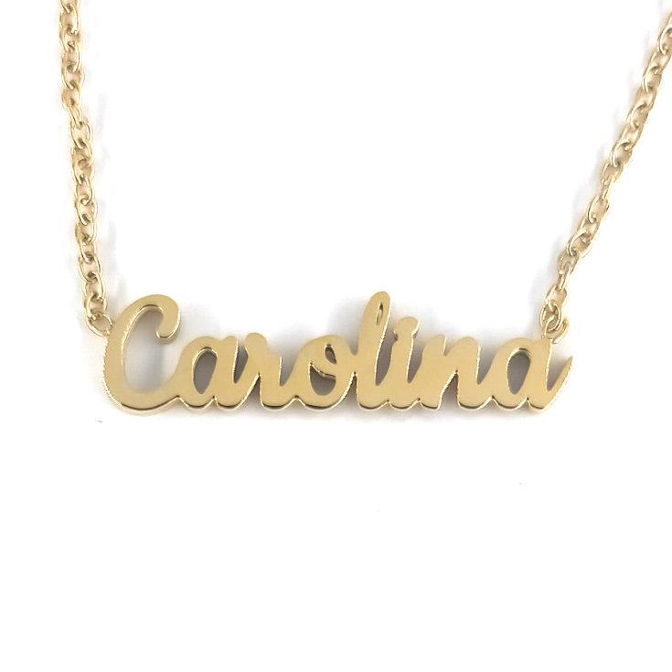 collar carolina dorado