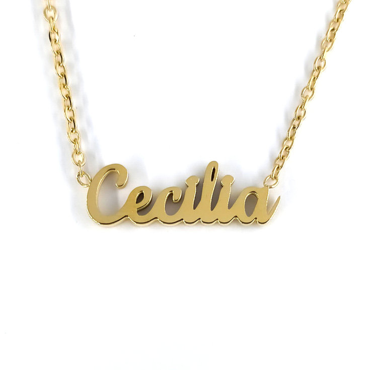 collar cecilia dorado