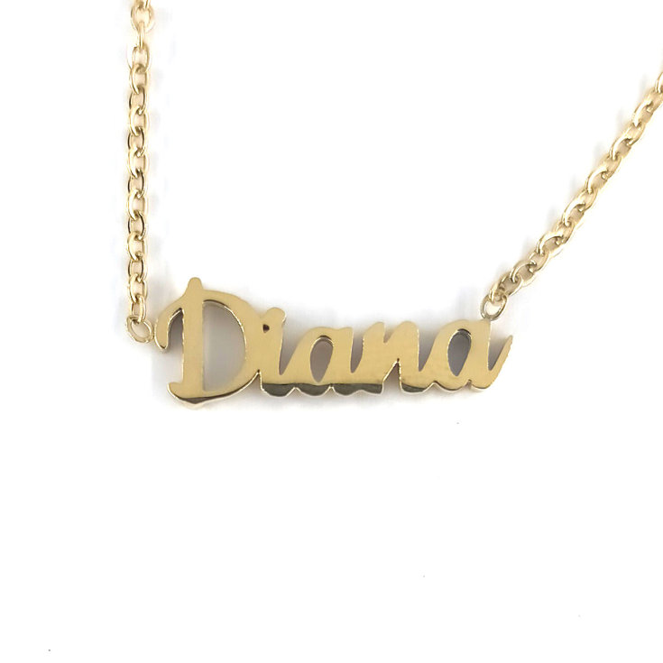 collar diana dorado