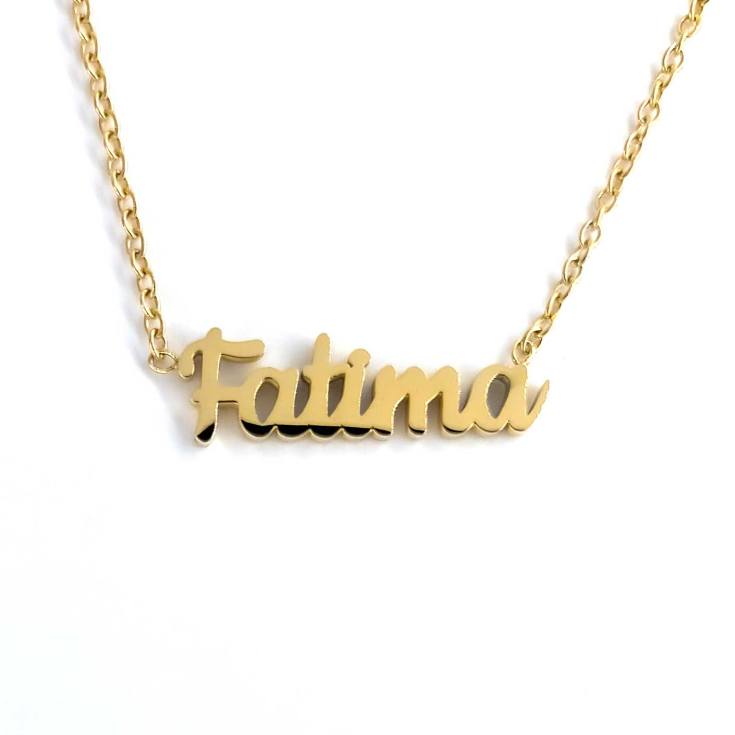 collar fatima dorado