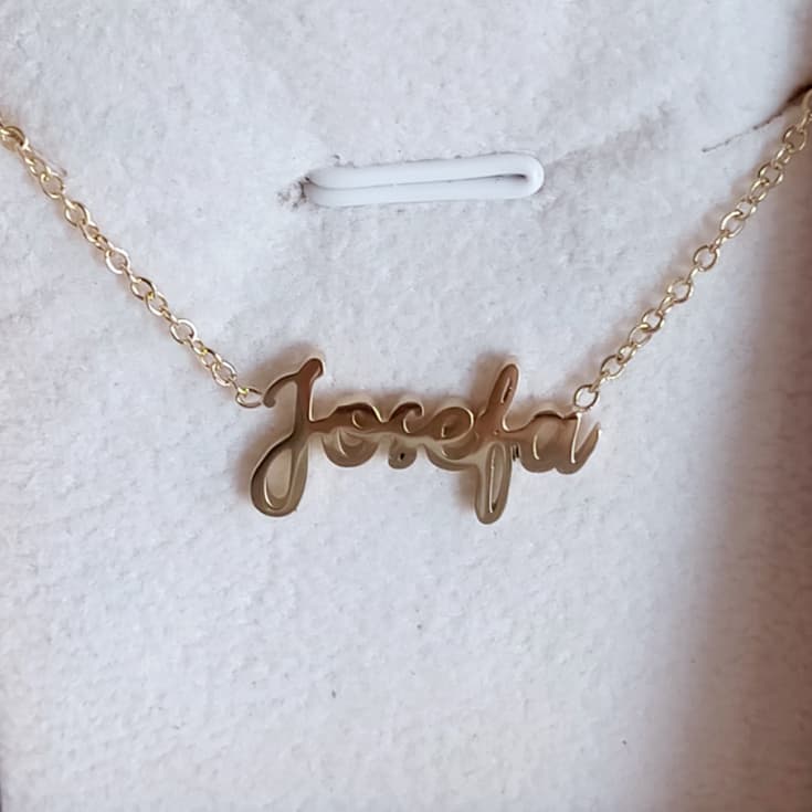 collar josefa dorado