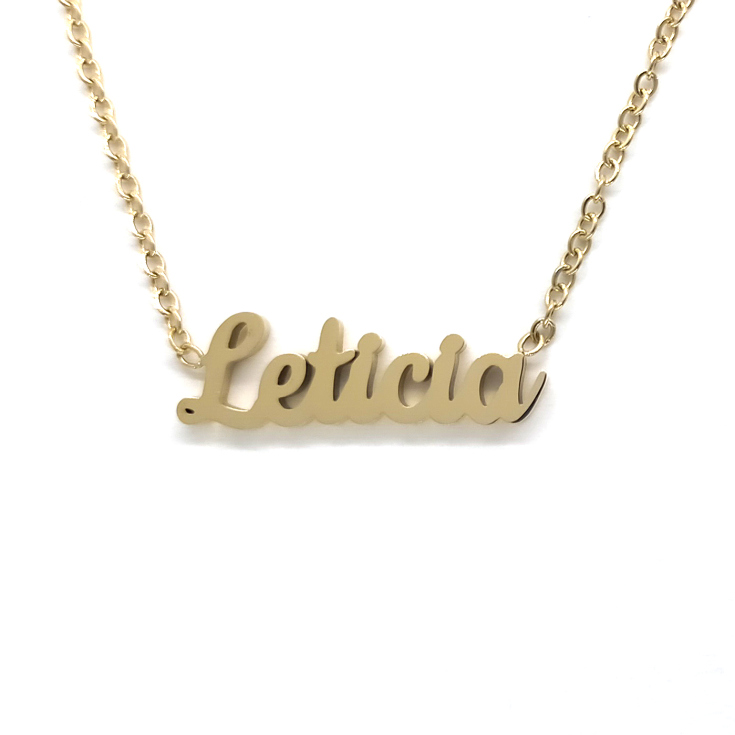 collar leticia dorado
