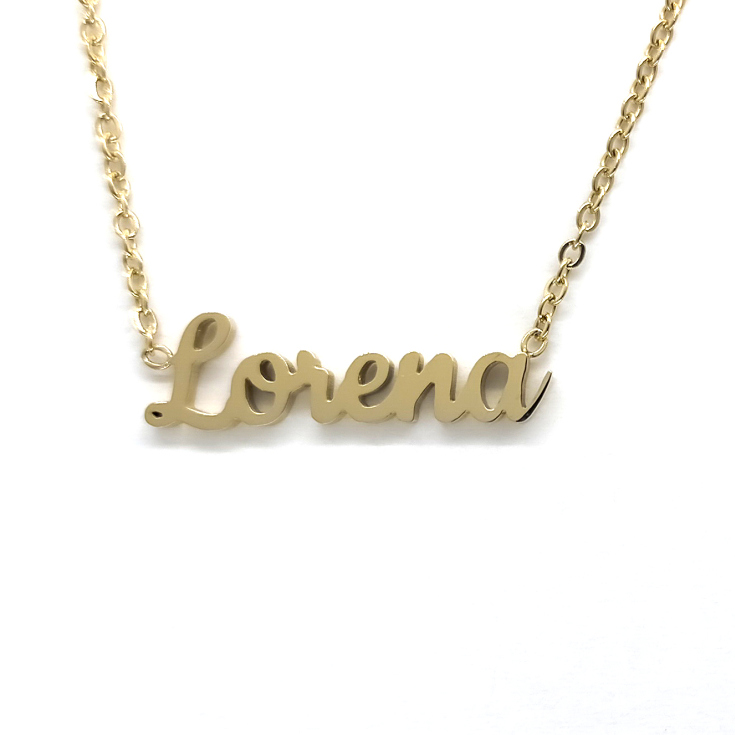 collar lorena dorado