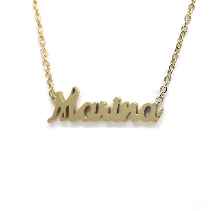 collar marina dorado