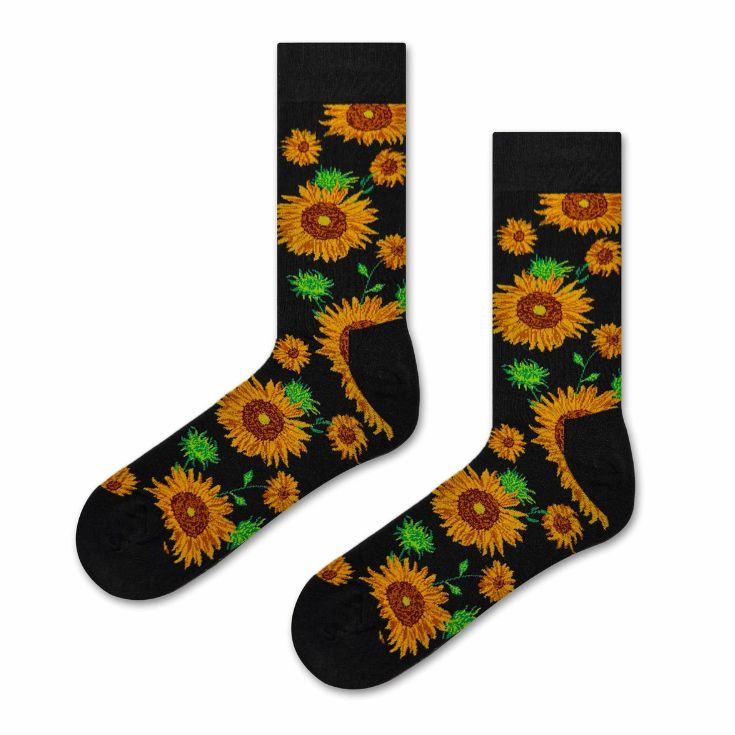 happy feet calcetin girasol