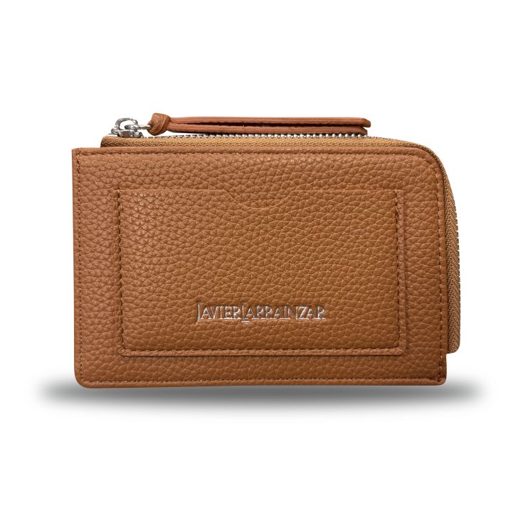 javeir larrainzar monedero tarjetero marron