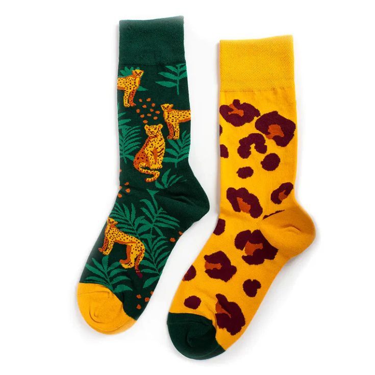 happy feet calcetin jungla y print