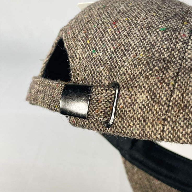 gorra jaspeada beige