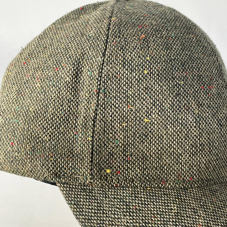 gorra jaspeada verde