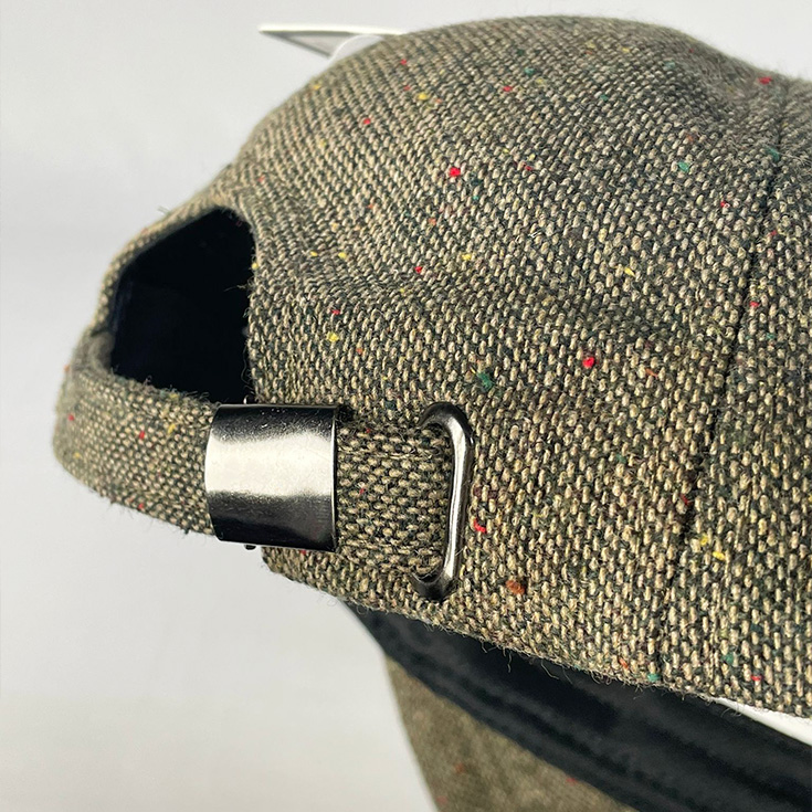gorra jaspeada verde