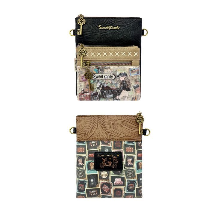 sweet candy bolso bandolera moto 