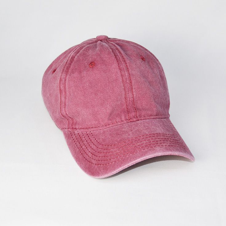 gorra gastada lisa granate