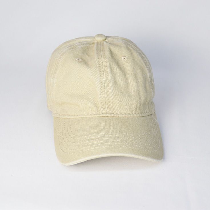 gorra gastada lisa beige