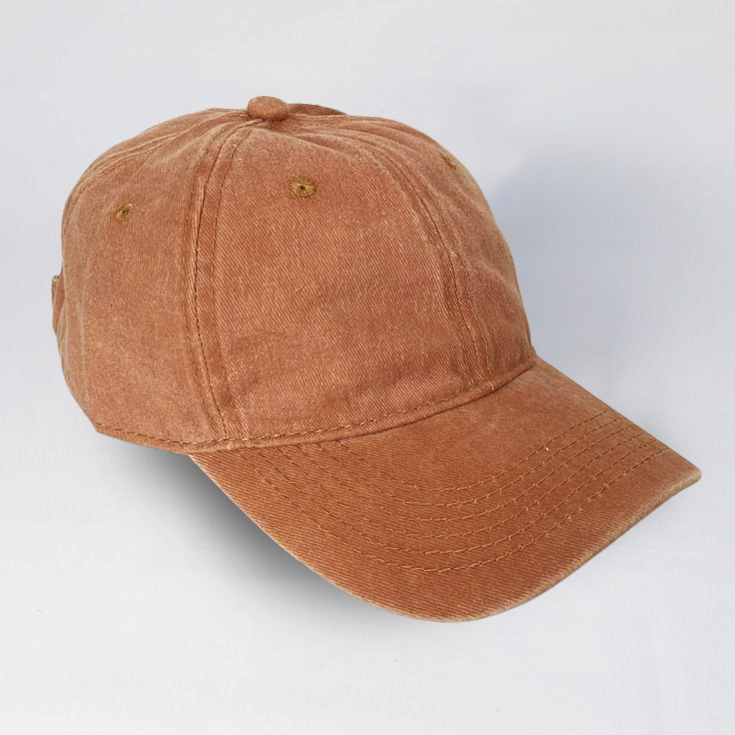 gorra efecto gastada camel