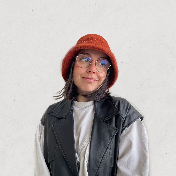gorro pelo brillo camel/caldera